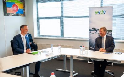 Koning Willem-Alexander spreekt met sector over energietransitie en corona