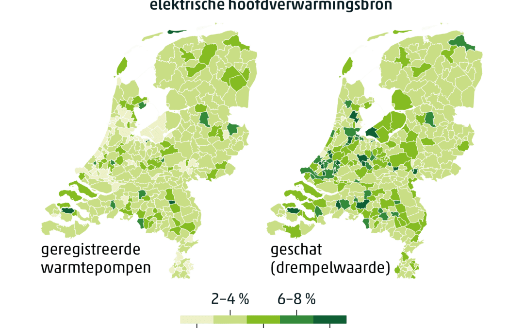 Seizoenspatroon in energieverbruik identificeert woningen met elektrische hoofdverwarmingsbron